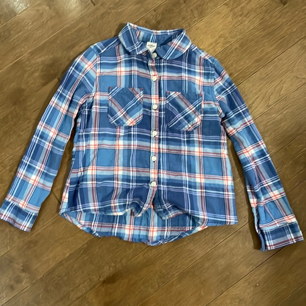 Kids Osh Kosh flannel size 6.